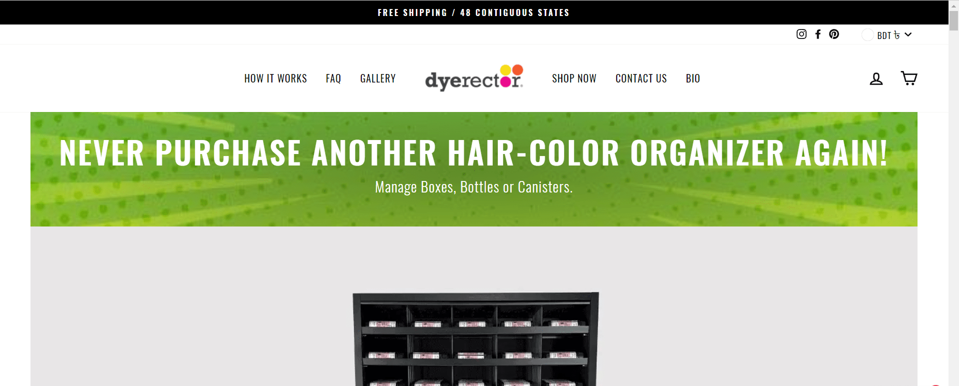 Dyerector Website